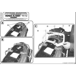 Kappa, nosiče bočních kufrů Monokey Honda XL 1000V VARADERO (99-02) - také pro kufry Monokey RETRO-FIT K-VENTURE ALU nebo K'
