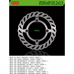 NG TARCZA HAMULCOWA PRZÓD BETA 50/350/400/450/498/500 RR ENDURO (260X120,2X3,5) (4X8,5MM) WAVE 4 OTWORY