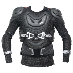 LEATT (2021/2022) OSŁONA KLATKI PIERSIOWEJ, ZBROJA NA SIATCE BODY PROTECTOR 5.5 BLACK KOLOR CZARNY ROZMIAR S/M 160-172CM