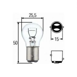 HELLA ŻARÓWKA 8GD P21/5W 12V BAY15D