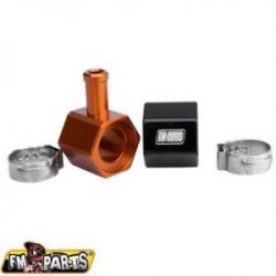 FM-PARTS ALUMINIOWE ZŁĄCZE ZBIORNIKA PALIWA KTM HUSQVARNA GAS GAS TPI KOLOR CZARNY