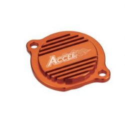 ACCEL POKRYWA FILTRA OLEJU KTM SXF/EXCF 400/450/520/525 '99-'07, SXF/EXCF 250 '06-'12 KOLOR POMARAŃCZOWY