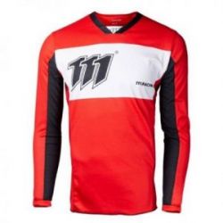 111 RACING KOSZULKA MOTO 111.3 - REDRISK KOLOR CZERWONY/BIAŁY/CZARNY ROZMIAR L