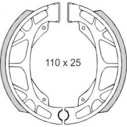 BRENTA SZCZĘKI HAMULCOWE DAELIM/HONDA/KYMCO/PEUGEOT/SYM (110x25mm)