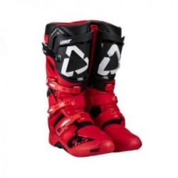 LEATT (NOWOŚĆ 2023) BUTY CROSS 5.5 FLEXLOCK BOOTS RED KOLOR CZERWONY/CZARNY ROZMIAR 40.5 / 25.5 cm