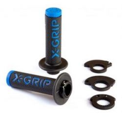 X-GRIP MANETKI BRAAAAP GRIPS BLUE KOLOR NIEBIESKI Z ADAPTEREM ROLGAZU