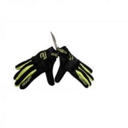 FIVE GLOVES RĘKAWICE TEKSTYLNE GLOBE EVO KOLOR CZARNY/ŻÓŁTY FLUO ROZMIAR 10 (L)