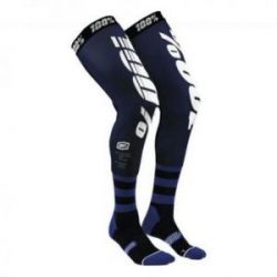 100 PROCENT SKARPETY WYSOKIE POD ORTEZY REV MX KNEE BRACE NAVY/WHITE KOLOR NIEBIESKI / BIAŁY ROZMIAR S/M