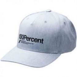 100 PROCENT SNAPBACK HAT HEATHER CHARCOAL - CZAPKA Z DASZKIEM MODEL MANIFESTO CHARCOAL KOLOR SZARY