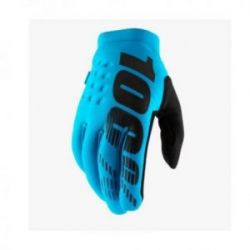 100 PROCENT RĘKAWICE CROSS/ENDURO/MTB MODEL BRISKER SOFTSHELL TURQUOISE KOLOR TURKUSOWY ROZMIAR S - OFERTA SPECJALNA