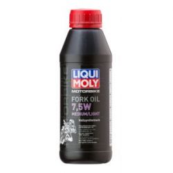 LIQUI MOLY OLEJ DO TELESKOPÓW/ AMORTYZATORÓW/ZAWIESZENIA MOTORBIKE FORK OIL 7,5W MEDIUM/LIGHT 0,5L (6)