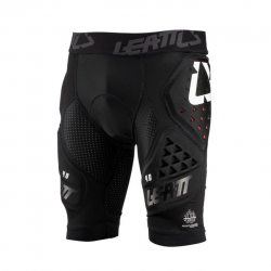 LEATT (2021/2022) SPODENKI Z OCHRANIACZAMI IMPACT SHORTS 3DF 4.0 BLACK KOLOR CZARNY ROZMIAR S