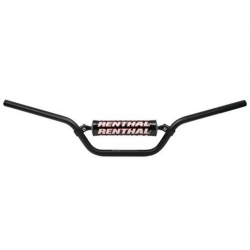 RENTHAL KIEROWNICA 7/8 CALA (22MM) ATV HANDLEBAR BLACK YAMAHA YFM 660 RAPTOR PADDED KOLOR CZARNY Z GĄBKĄ