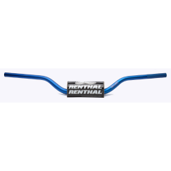 RENTHAL KIEROWNICA 1,1/8 CALA (28,6MM) MX FATBAR RC HIGH BLUE KOLOR NIEBIESKI Z GĄBKĄ