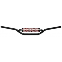 RENTHAL KIEROWNICA 7/8 CALA (22MM) MX MINI HANDLEBAR BLACK 110 CC PLAYBIKE BAR PADDED KOLOR CZARNY Z GĄBKĄ