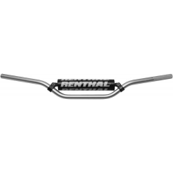 RENTHAL KIEROWNICA 7/8 CALA (22MM) MX HANDLEBAR SILVER ENDURO HIGH PADDED KOLOR SREBRNY Z GĄBKĄ