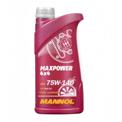 MANNOL MAXPOWER 4X4 75W140 API GL5- OLEJ PRZEKŁADNIOWY SYNTETYCZNY 1L (75W-140)